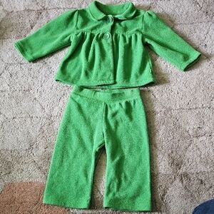 GAP Kids Green Fleece Set